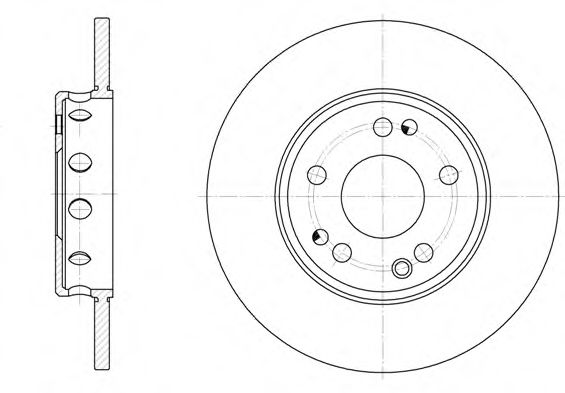 Гальмівний диск BREMBO арт. 605900