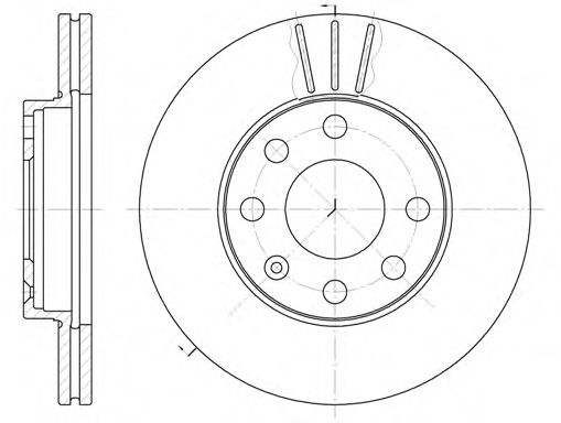 Гальмівний диск BLUEPRINT арт. 606110