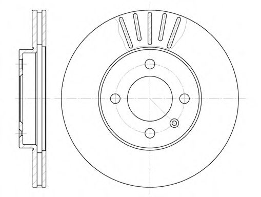 Гальмівний диск BREMBO арт. 617510