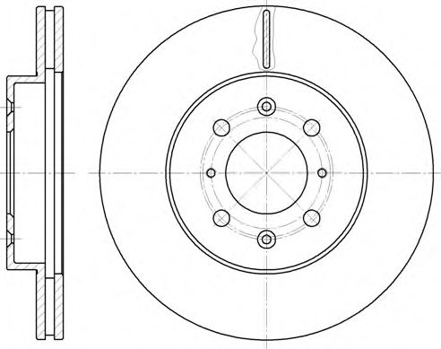 Гальмівний диск BREMBO арт. 622410