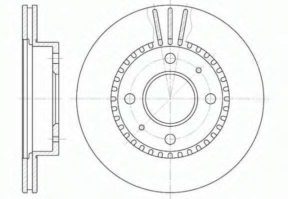 Диск гальмівний                                                                                      BOSCH арт. 642310