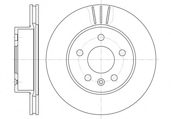 Гальмівний диск BREMBO арт. 646010