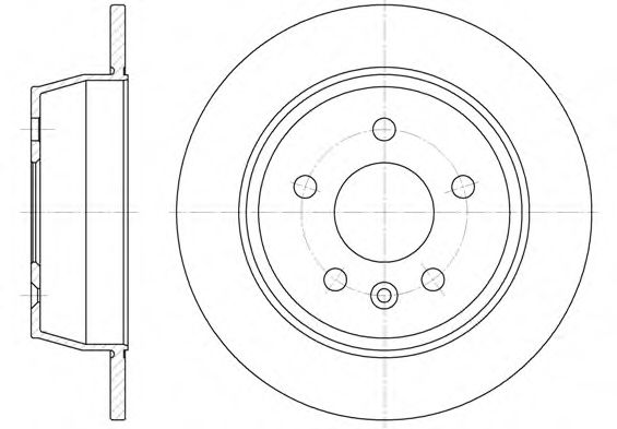 Гальмівний диск BREMBO арт. 647100