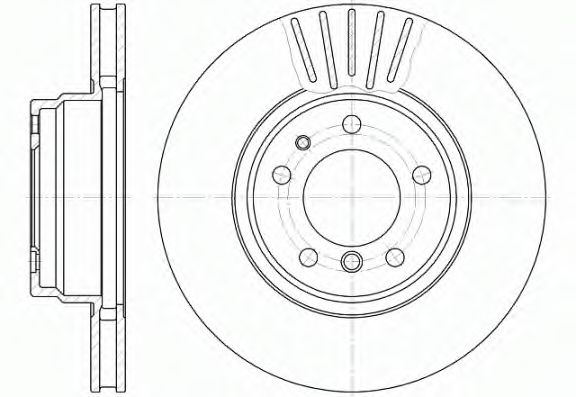 Гальмівний диск BOSCH арт. 650910