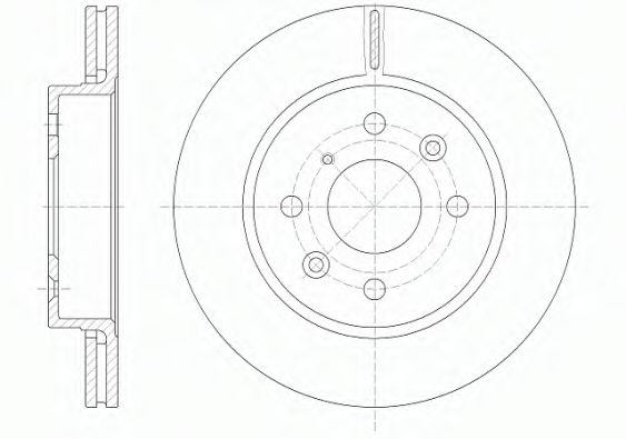 Гальмівний диск BLUEPRINT арт. 652310