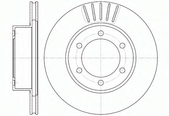 Гальмівний диск BLUEPRINT арт. 656210