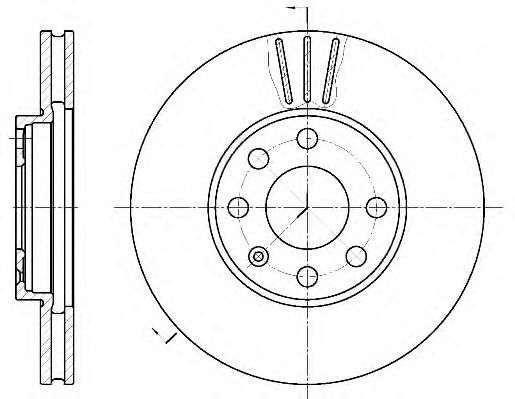 Гальмівний диск BLUEPRINT арт. 657210