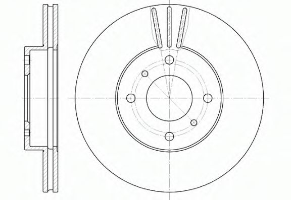 Гальмівний диск BLUEPRINT арт. 661010