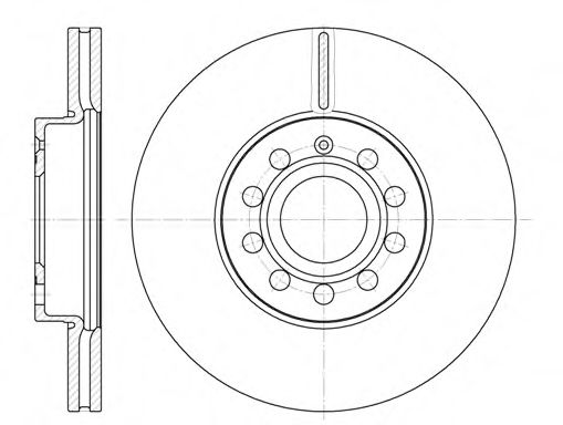 Гальмівний диск BREMBO арт. 664810