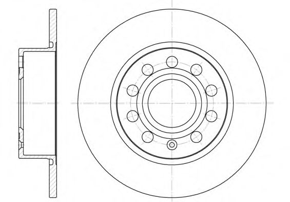 Гальмівний диск BLUEPRINT арт. 664900