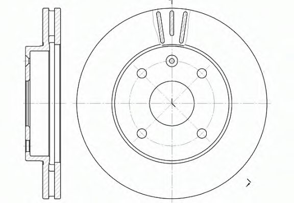 Гальмівний диск ABS арт. 665610