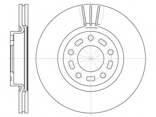 Гальмівний диск BLUEPRINT арт. 667210