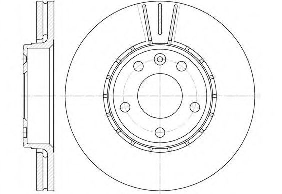 Гальмівний диск BLUEPRINT арт. 668210