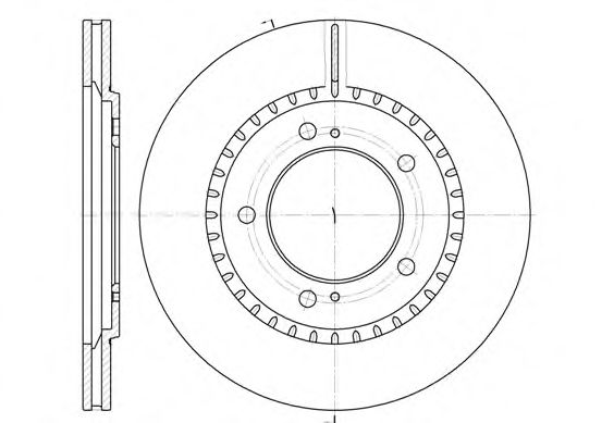 Гальмівний диск BLUEPRINT арт. 669910