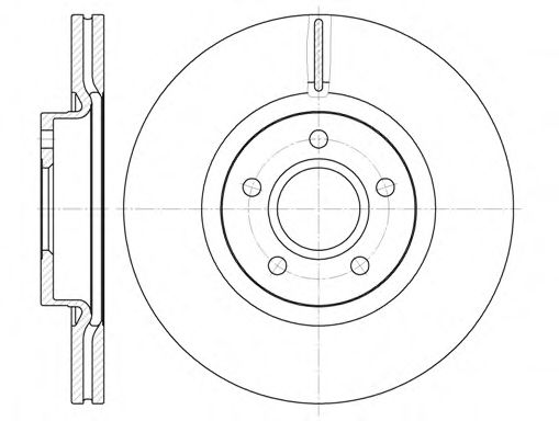 Гальмівний диск BOSCH арт. 671110