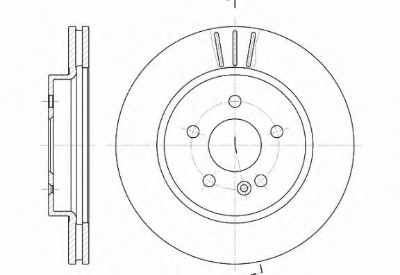 Гальмівний диск BOSCH арт. 678210