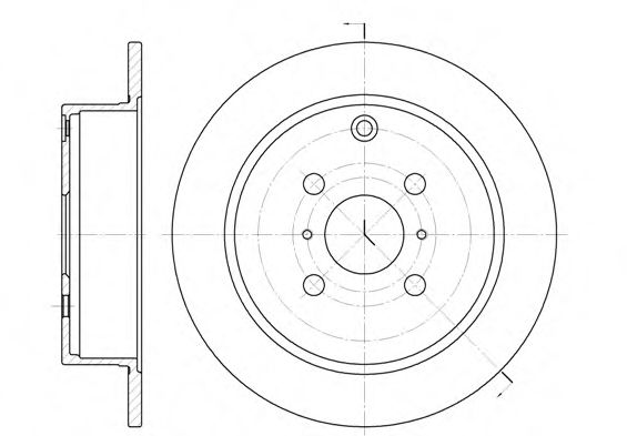 Гальмівний диск BLUEPRINT арт. 680500