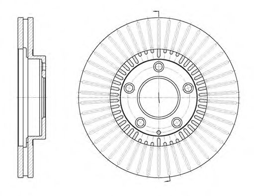 Гальмівний диск BLUEPRINT арт. 689810