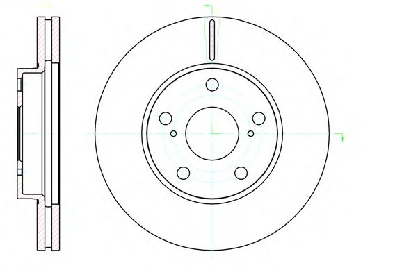 Гальмівний диск ABS арт. 6104310