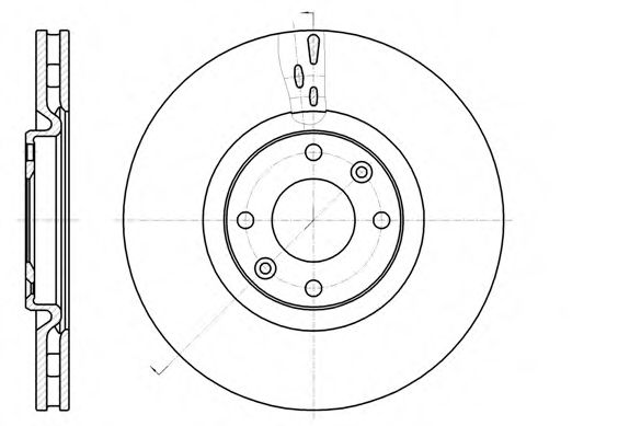 Гальмівний диск BREMBO арт. 6105910