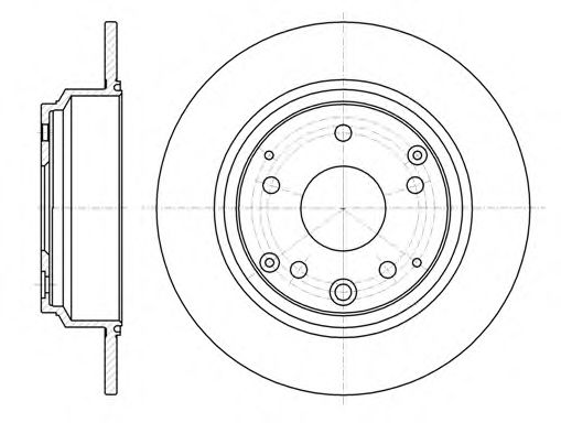 Гальмівний диск BLUEPRINT арт. 6109000