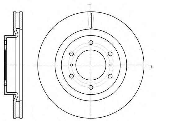 Гальмівний диск BLUEPRINT арт. 6110010