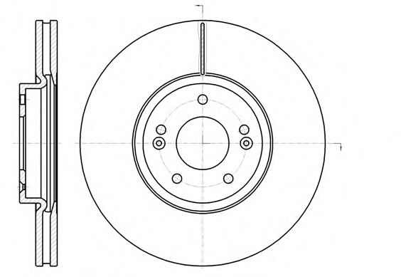 Гальмівний диск BOSCH арт. 6110210