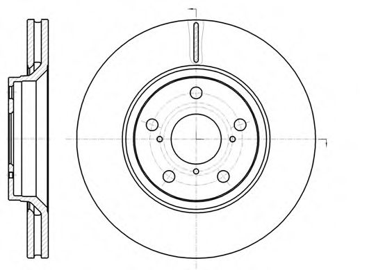 Гальмівний диск TOKO CARS арт. 6112110