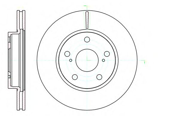 Гальмівний диск TOYOTA арт. 6112210