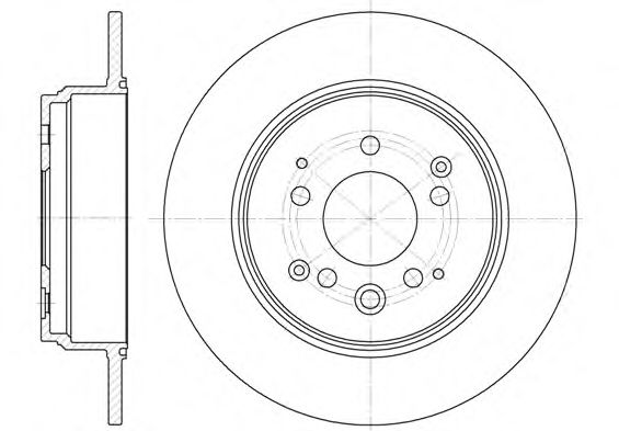 Гальмівний диск BLUEPRINT арт. 6115700