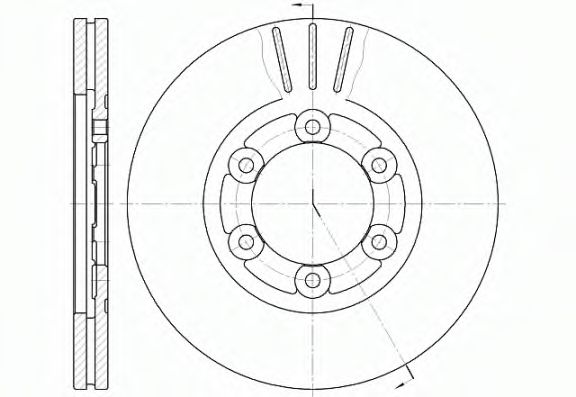 Гальмівний диск BOSCH арт. 6116410