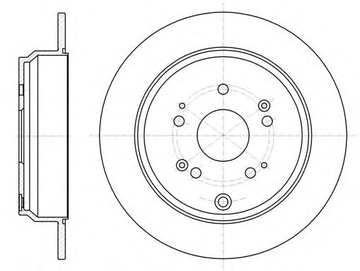 Гальмівний диск BLUEPRINT арт. 6117400