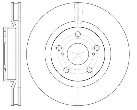 Гальмівний диск BLUEPRINT арт. 6118910