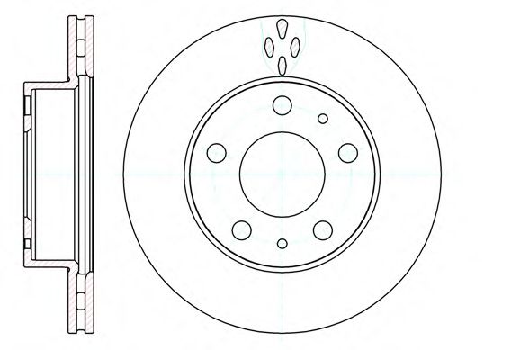 Гальмівний диск BREMBO арт. 6120410