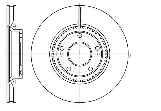 Гальмівний диск BLUEPRINT арт. 6121710