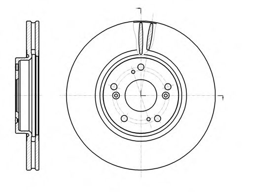 Гальмівний диск BLUEPRINT арт. 6121810