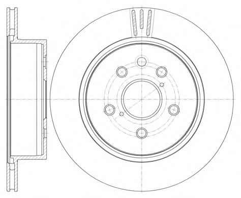 Гальмівний диск BLUEPRINT арт. 6125510