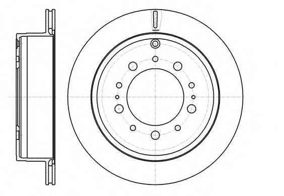 Гальмівний диск BLUEPRINT арт. 6125710