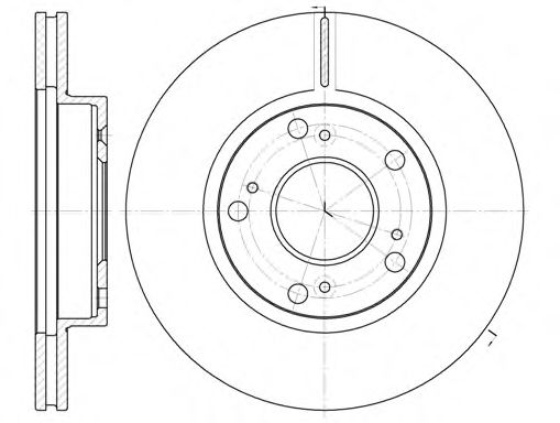 Гальмівний диск BLUEPRINT арт. 6126310