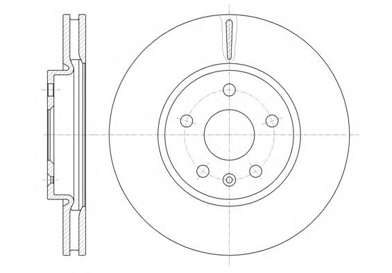 Гальмівний диск BLUEPRINT арт. 6128610