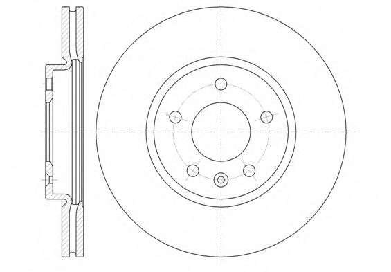 Гальмівний диск BLUEPRINT арт. 6131410