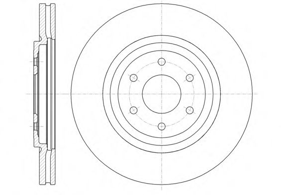 Гальмівний диск BLUEPRINT арт. 6134810