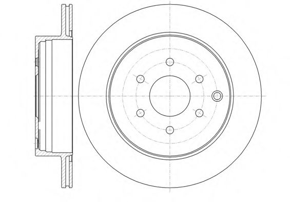 Гальмівний диск BLUEPRINT арт. 6135410