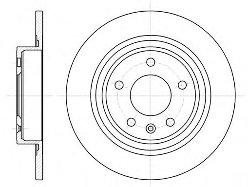 Гальмівний диск BOSCH арт. 6131500