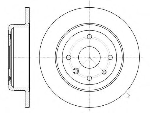 Гальмівний диск BLUEPRINT арт. 6132100