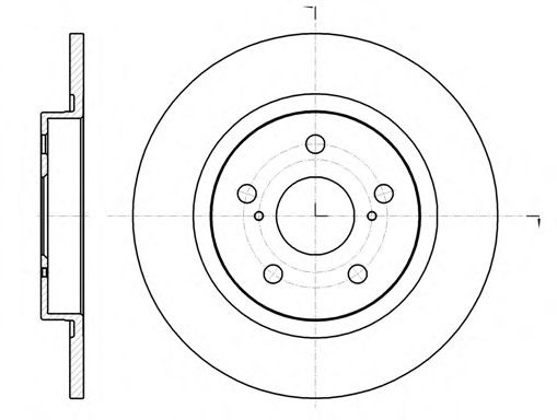 Гальмівний диск BLUEPRINT арт. 6132500