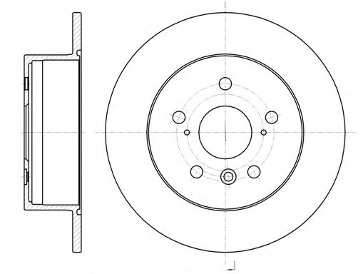 Гальмівний диск BLUEPRINT арт. 6132700