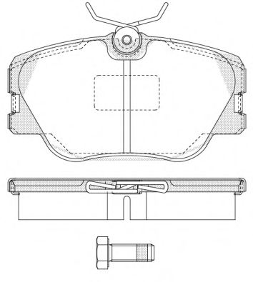 Гальмівні колодки дискові VALEO арт. 218900