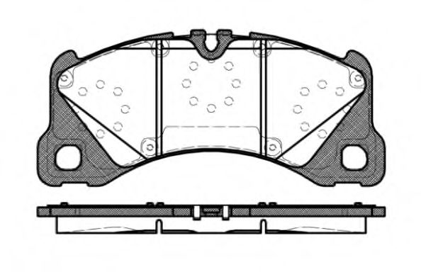 Гальмівні колодки дискові BREMBO арт. 2134540