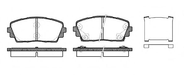 Гальмівні колодки дискові BREMBO арт. 2148102